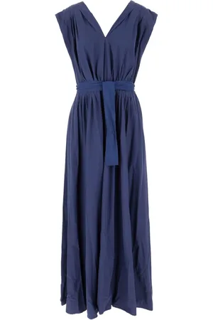 Malo Belted midi dress