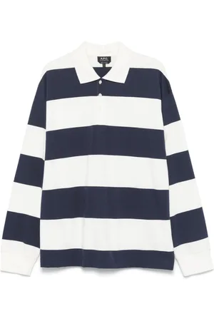 A.P.C. Striped polo shirt