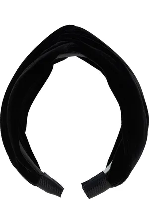 Jennifer Behr Ruched velvet headband