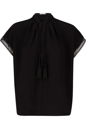 SIMONA CORSELLINI Cap sleeves blouse