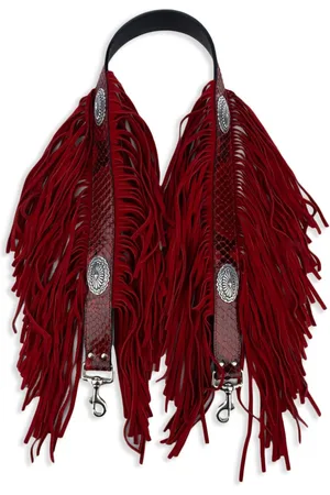 KATE CATE Fringed shoulder strap