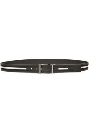 Bally Logo engraved buckle belt