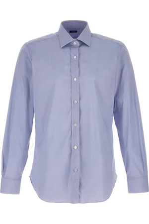 BARBA Classic-collar shirt