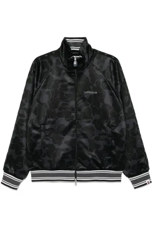 A Bathing Ape Tonal solid camo track jacket