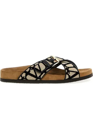 VALENTINO GARAVANI Toile Iconographe sandals