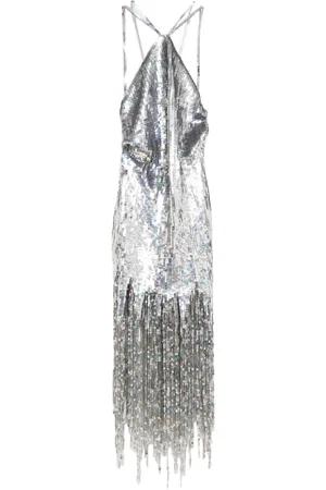 The Attico Sequin-embellished mini dress