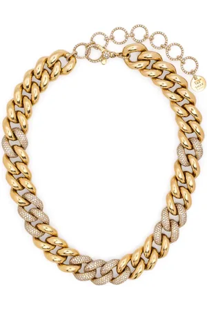 Shay 18K yellow Alternating Jumbo diamond necklace