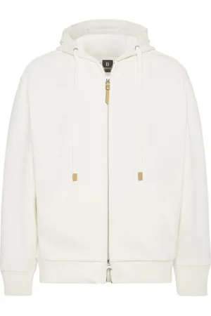 Boggi Milano Cotton zip hoodie