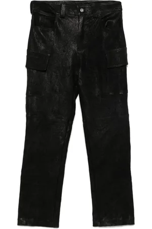 SALVATORE SANTORO Leather trousers