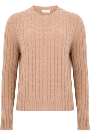 TABARONI Cable-knit jumper