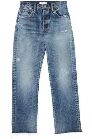 Moussy Cropped straight-leg jeans