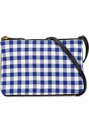 Céline 2014 Small Gingham Trio Canvas crossbody bag
