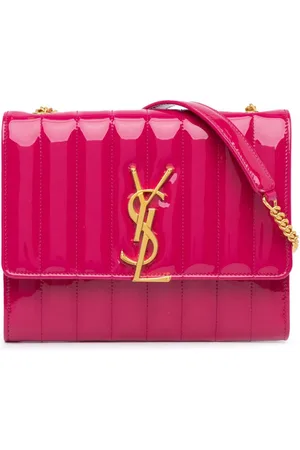 Saint Laurent 2019 Medium Patent Vicky crossbody bag