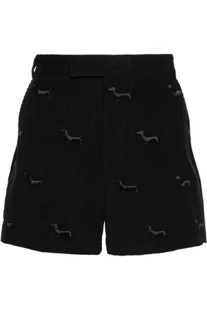 Thom Browne Mid-rise corduroy bermuda shorts