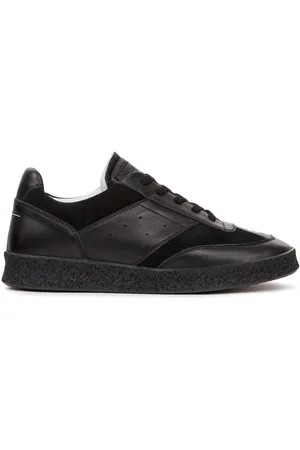 Maison Margiela Stitch-logo leather sneakers
