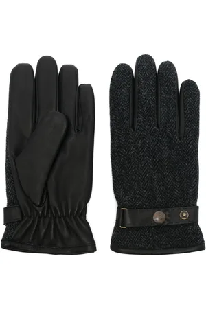 Ralph Lauren Herringbone-pattern gloves