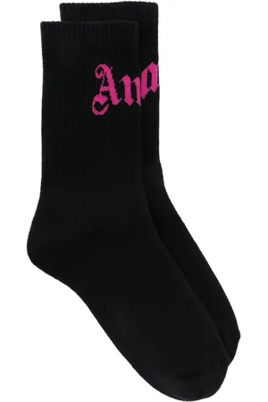 Palm Angels Intarsia-logo socks