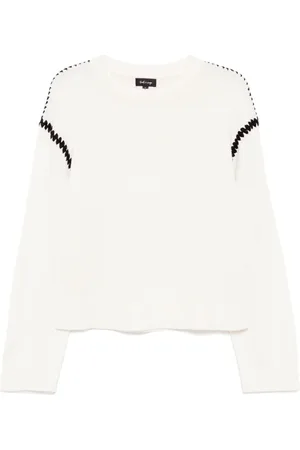 tout a coup Contrast-trim sweatshirt