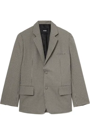 We11 Done Check blazer