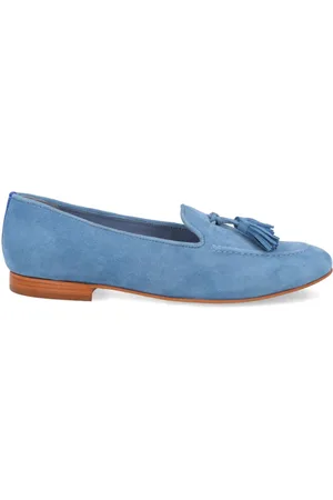 Blue Bird Tassel suede loafers