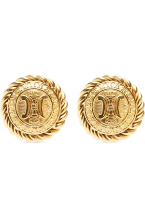 Céline 1990 Triomphe clip-on earrings
