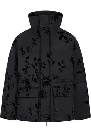 SHANGHAI TANG Floral-print padded jacket