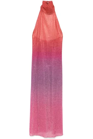 Oseree Lurex midi dress