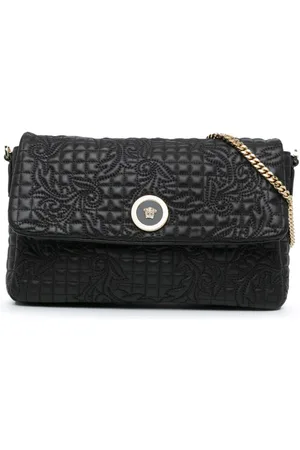 VERSACE 21st Century Quilted Nappa Barocco Calliope Vanitas crossbody bag
