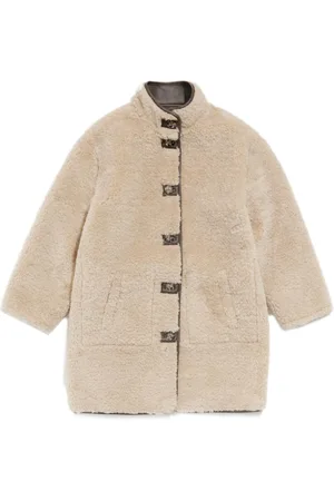 Bimba y Lola Reversible faux-shearling coat