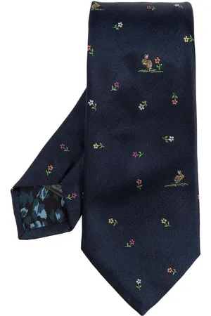 Paul Smith Floral-embroidered tie