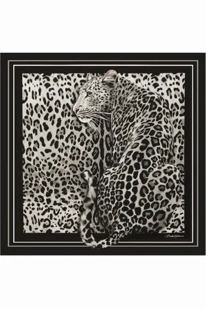 Dolce & Gabbana Leopard-print scarf