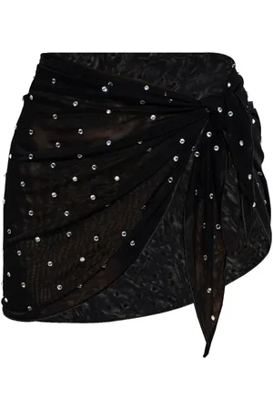 Oseree Sequinned beach cover-up
