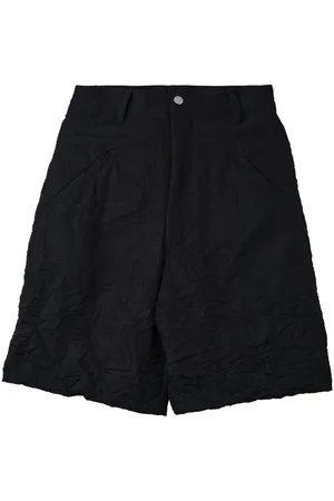 Spencer Badu WOOL WRINKLED SHORTS " "