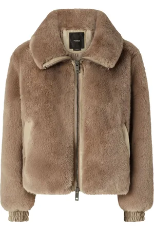 Pinko Faux-fur bomber jacket