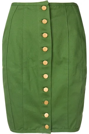 Jean Paul Gaultier Lace-up detailing pencil skirt