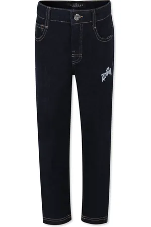 John Richmond Logo-embroidered jeans
