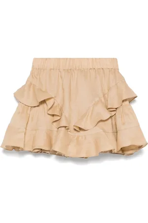 PNK Ruffled linen shorts