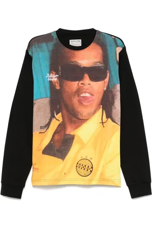 KIDSUPER STUDIOS X Ronaldinho-printed long-sleeves T-shirt