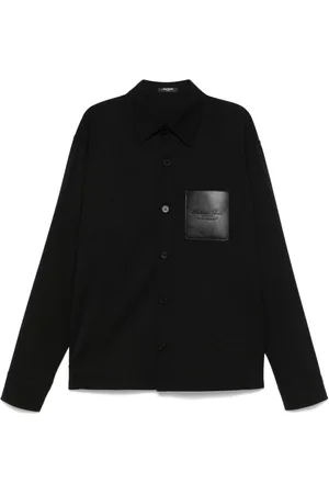 Balmain Logo-debossed shirt