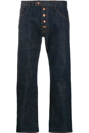 Jean Paul Gaultier 1990s striped detail jeans