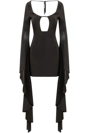 GIUSEPPE DI MORABITO Bell-cuffs mini dress