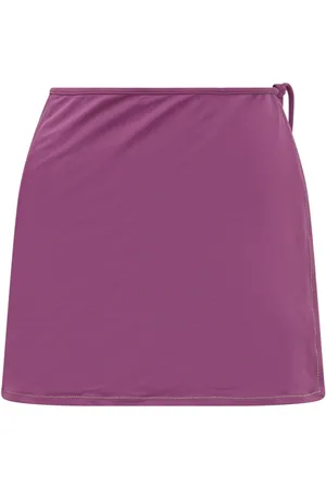 Reina Olga Wrapped mini skirt