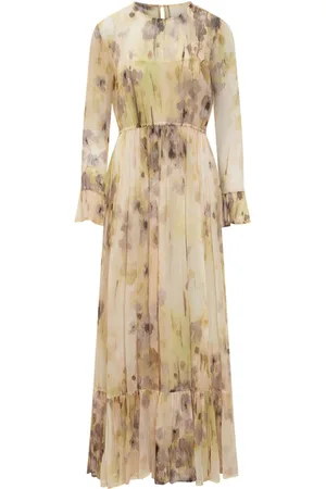 Jucca Abstract-print maxi dress