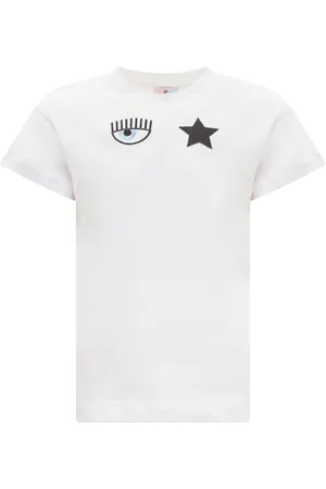 Chiara Ferragni Eyelike-embroidered T-shirt