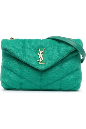 Saint Laurent 2021 Toy Canvas Loulou Puffer crossbody bag