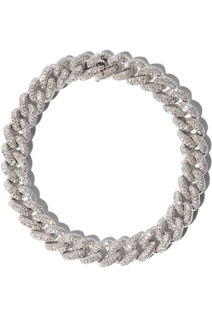 Shay 18K white gold 8 inch pavé diamond bracelet