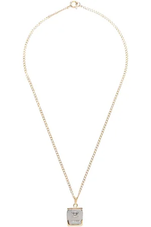 Céline 1990s logo pendant necklace