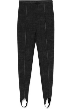 Serafini Mélange-effect trousers