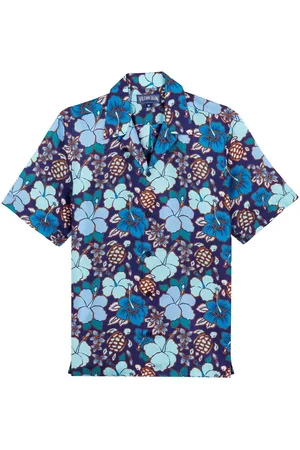 Vilebrequin Turtle-print silk shirt