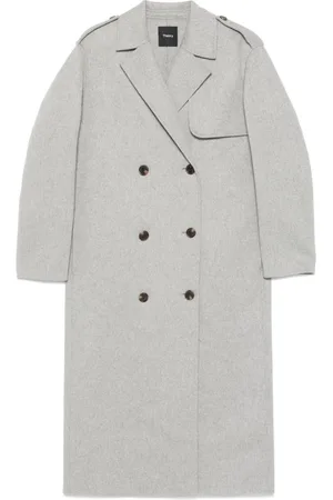 THEORY Mélange-effect coat
